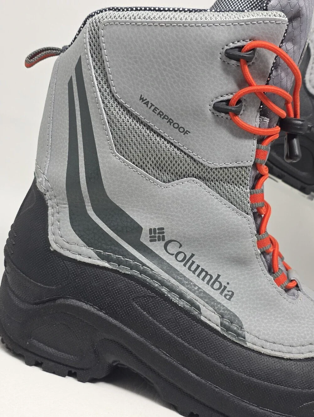 Columbia Youth Bugaboot Plus Iv Omni Heat Snow Boot Gray Boys Size 6 Pre-owned